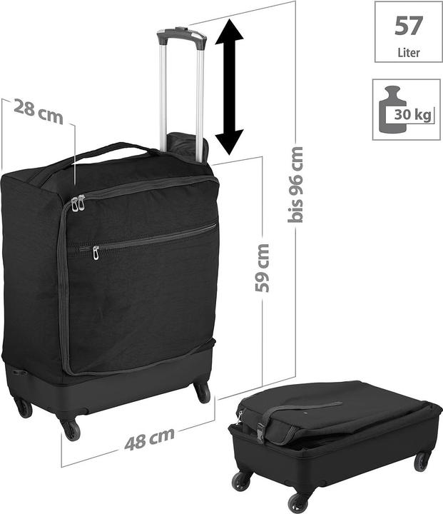 Produktbild Xcase Ultraleichter Reise-Trolley (57 l)