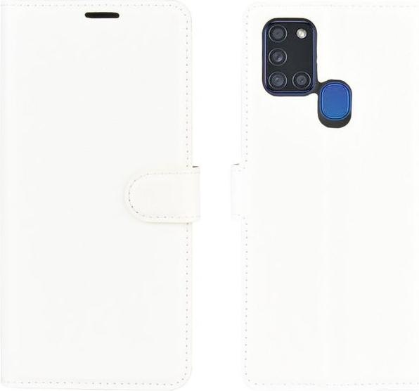 Actual product image MU Classic Litchi Leather Bookcover Series (Samsung Galaxy A21s)
