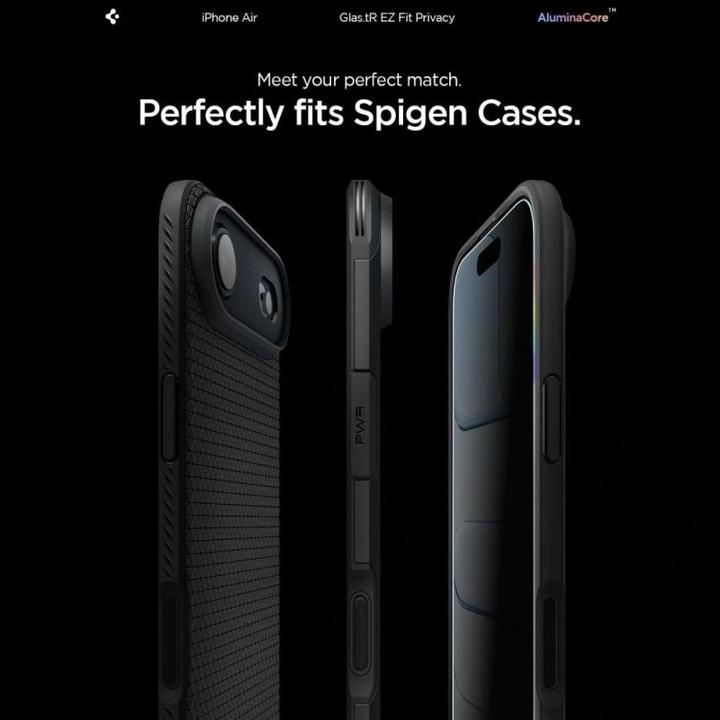 Actual product image Spigen Glas.tR EZ-FIT (2 pack) (2 pcs., Apple iPhone Air)