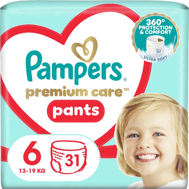 Productafbeelding Pampers Premium zorg (Gr. 6, Verplaatsbaar pakket, 31 Stuk)