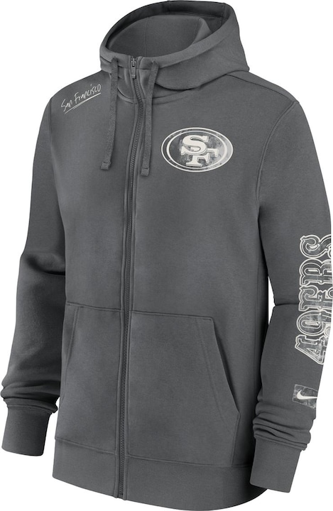 Nike San Francisco 49ers Full-Zip Fleece Hoodie XL (XL)