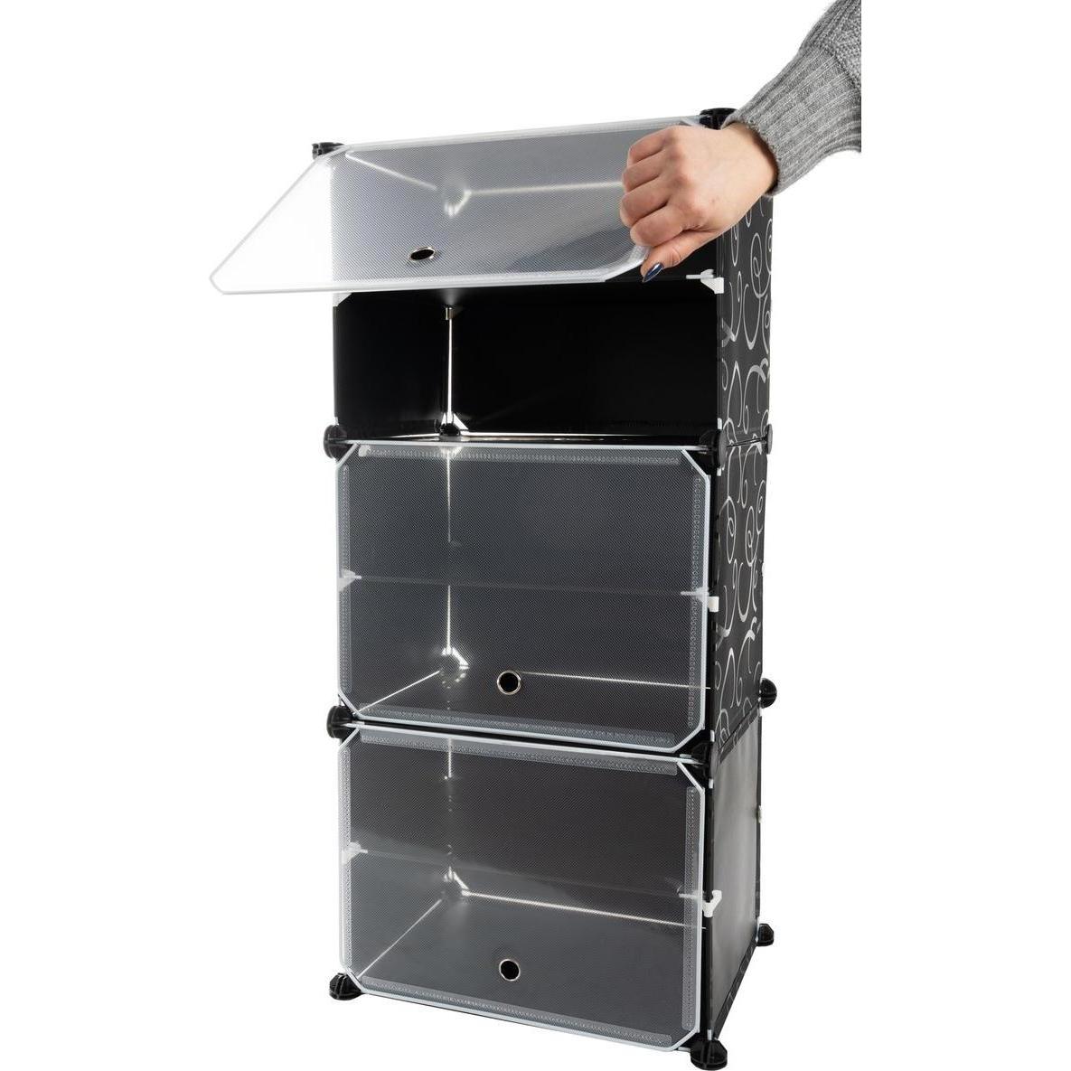 Thumbnail - Ikonka, Schuhschrank, Fatima (93 x 40 x 31 cm)