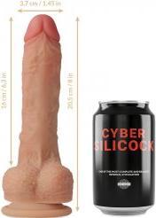 Actual product image Cyber Silicock Connor Realistico Silicona Liquida 20.5cm