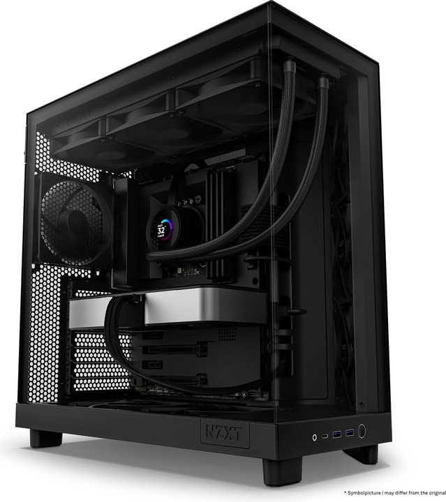 Actual product image NZXT H6 Air Flow Mid Tower (ATX, Mini-ITX, mATX)