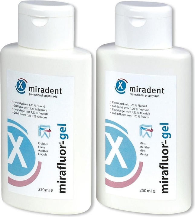 Produktbild Miradent Mirafluor Fluoridgel (250 ml)