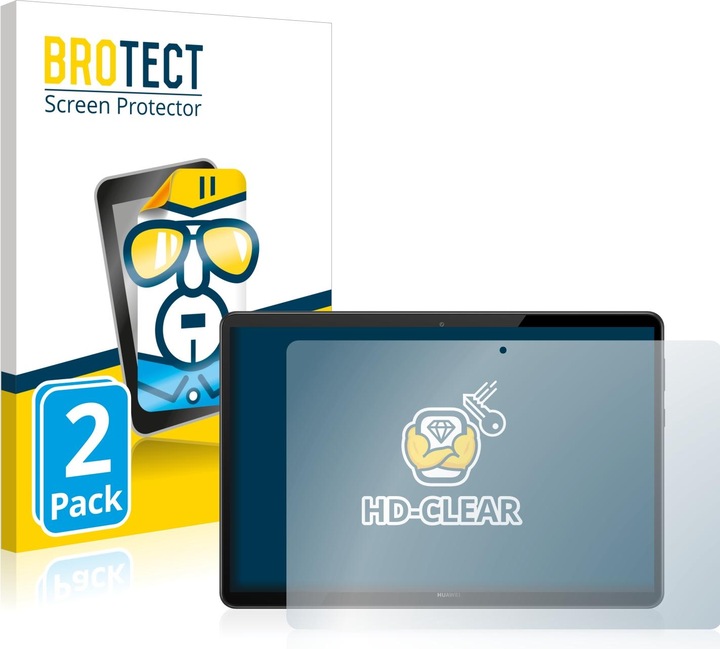 Produktbild BROTECT Schutzfolie Displayschutz Klar (2 Stück, MediaPad T5 10)