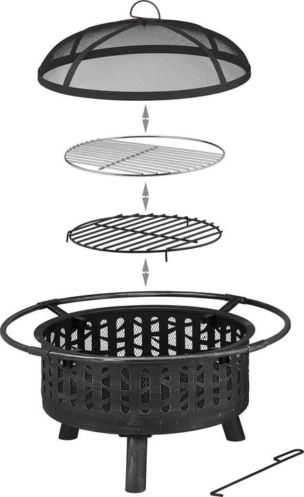 Produktbild Relaxdays Feuerschale (75 cm)