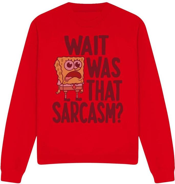 Immagine prodotto Spongebob Squarepants Sarcasm Felpa Adulto Unisex (XL)