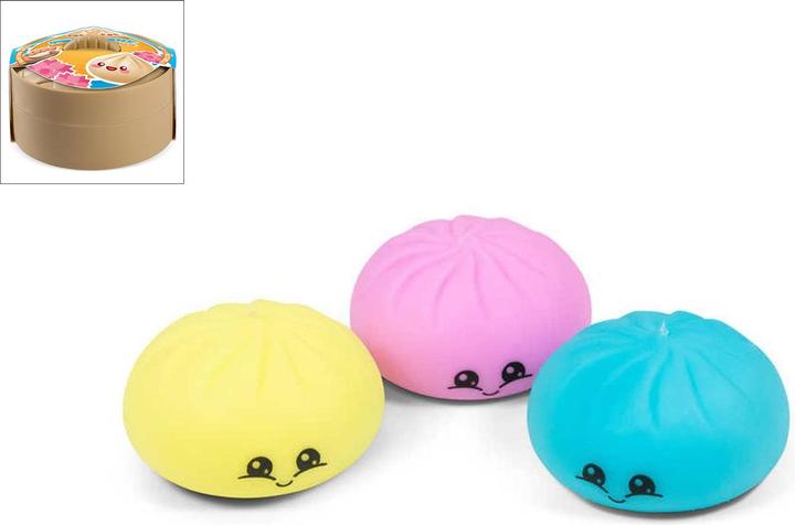 Produktbild Trend Toys Kawaii Foam Dumplings 3 stk. 5cm i steamerkurv CDU