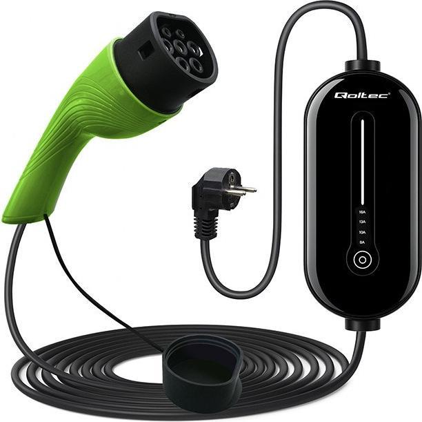 Qoltec Mobile Ladegerät für Elektroauto Typ2 3.5 (Type 2, 3.50 kW)