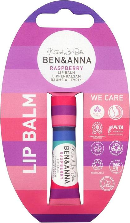 Actual product image Ben & Anna Lipbalm Raspberry (Lip balm)