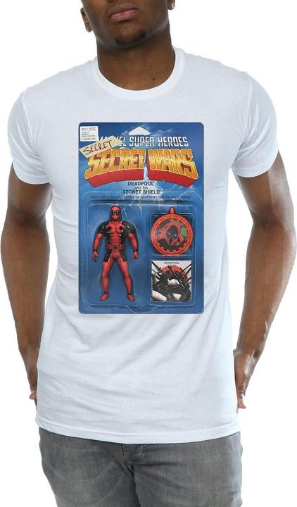 Actual product image Mens Deadpool Secret Wars Action Figure T-Shirt (3XL)