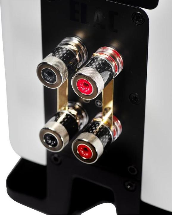 Actual product image ELAC BS 243.4 Carina bookshelf loudspeaker - white silk matt pair (1 pair)