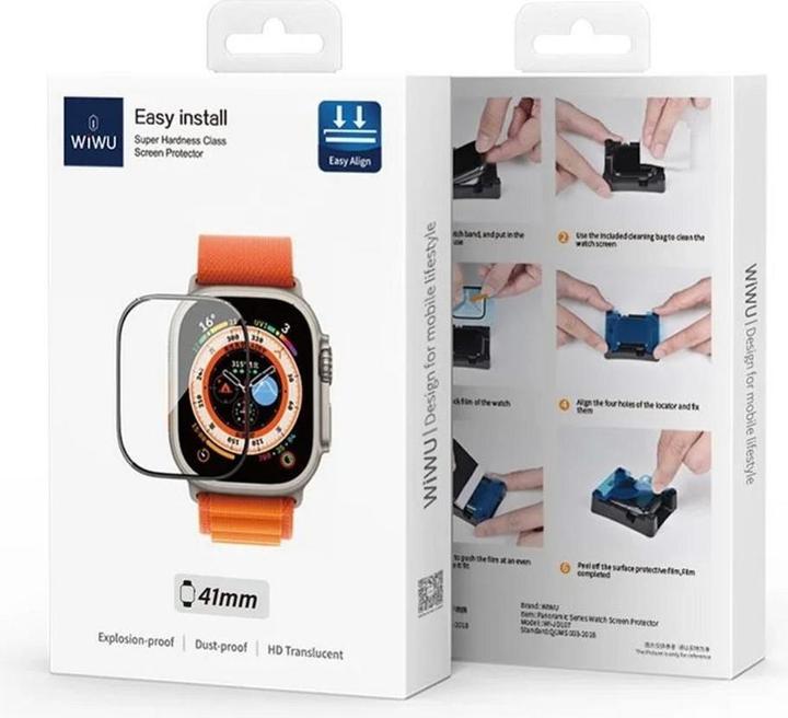 Actual product image Wiwu Strap Easy Install Watch Screen Protector for Watch 42mm