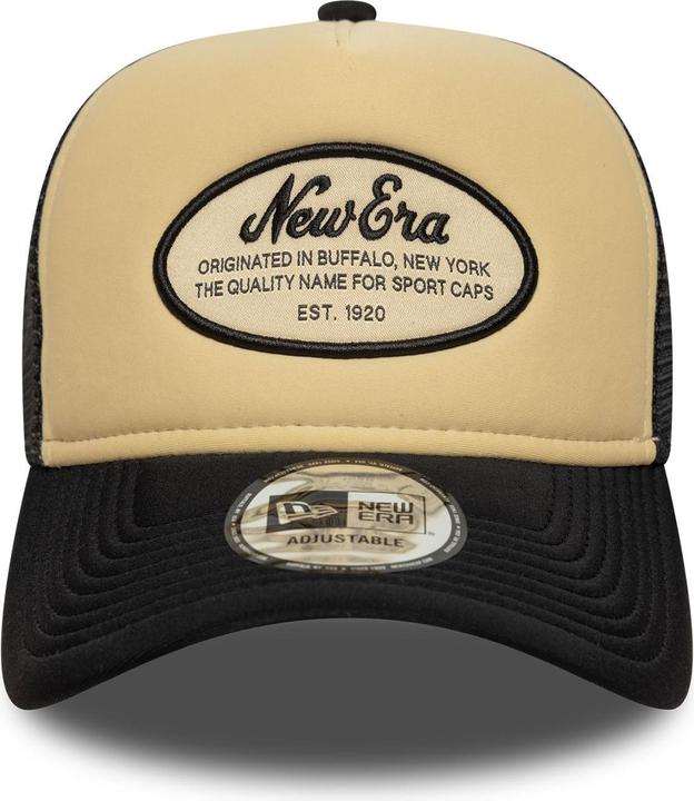 Actual product image New Era A-Frame Mesh Trucker Cap - Foam Brand Logo