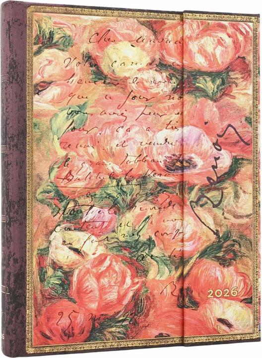 Immagine prodotto Paperblanks PAPERBLAN Agenda Renoir Brief 2026 DD0637-5 1T/1S TAG Ultra HC DE 18x23cm (18x23cm, 1 giorno / 1 pagina)