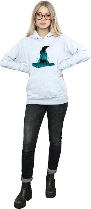 Immagine prodotto Hogwarts Silhouette Felpa con Cappuccio Donna (XL)