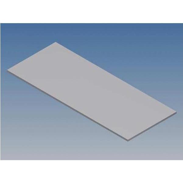 Velleman ALUMINIUMPLATTE FÜR 10001 / MC 11 - SILBER - 77 x 31 x 1 mm (Gehäuse), Elektronikzubehör + Gehäuse, Silber