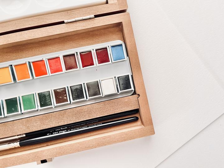 Image du produit Van Gogh Boîte de peinture à l'aquarelle