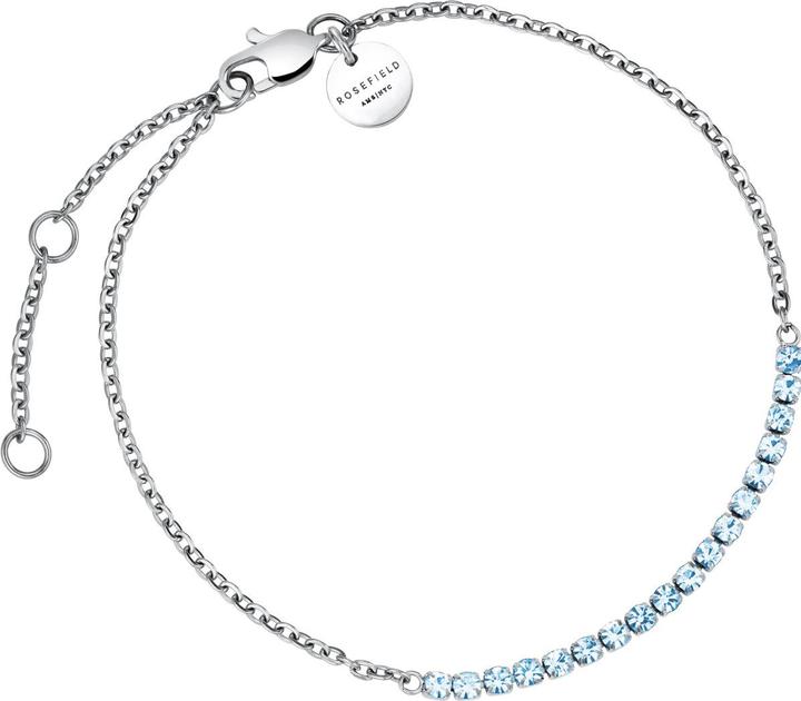 Immagine prodotto Rosefield Bracciale Tennis Light Sapphire Bracciale in argento (19.50 cm, Acciaio inossidabile)