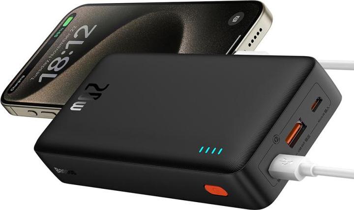 Actual product image Baseus Airpow 20000mAh 20W powerbank (black) (20000 mAh, 20 W, 74 Wh)