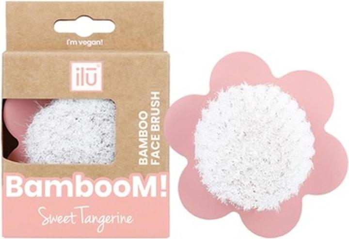 Actual product image Ilu Bamboom! Sweet Tangerine Facial Cleansing Brush