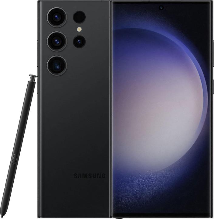 Actual product image Samsung Galaxy S23 Ultra (512 GB, Phantom Black, 6.80", SIM + eSIM, 200 Mpx, 5G)