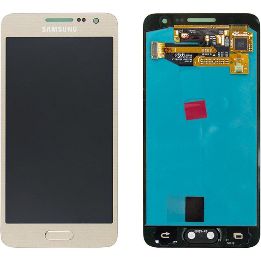 Samsung LCD Assembly (Display, Galaxy A3), Mobilgerät Ersatzteile, Gold