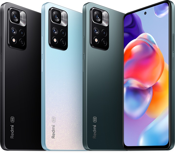 Produktbild Xiaomi Note 11 Pro+ 5G (128 GB, Forest Green, 6.67", Dual SIM, 108 Mpx, 5G)