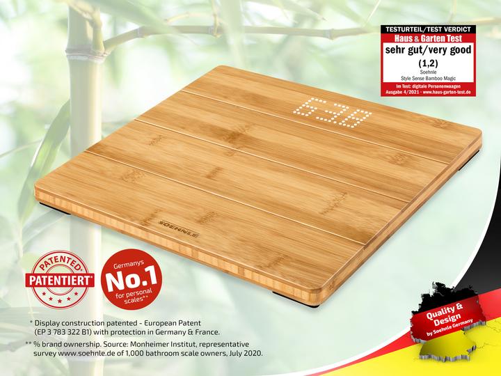 Actual product image Soehnle Bamboo Magic (180 kg)