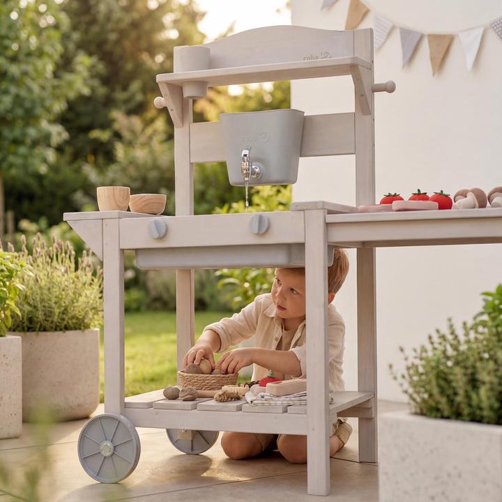 Actual product image Roba Mobile play and mud kitchen BBQ