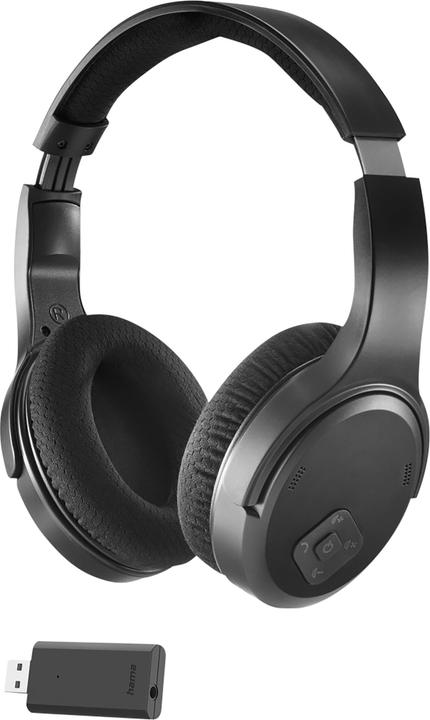 Actual product image Hama TV headphones (No noise cancellation, 16 h, Cable, Wireless)