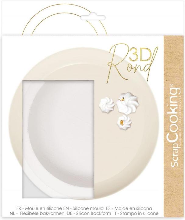 Produktbild ScrapCooking 3D Silikonform rund D21cm (21 cm)