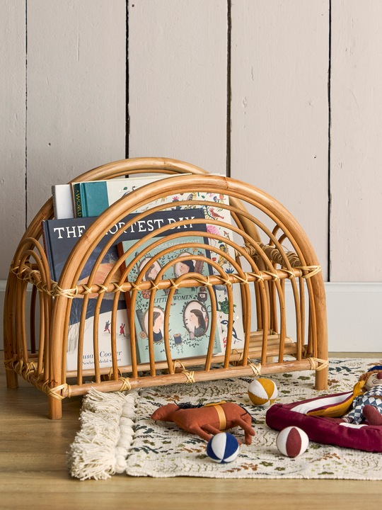 Actual product image Bloomingville Unna Storage Box, Nature, Rattan (45 x 22 x 35 cm)
