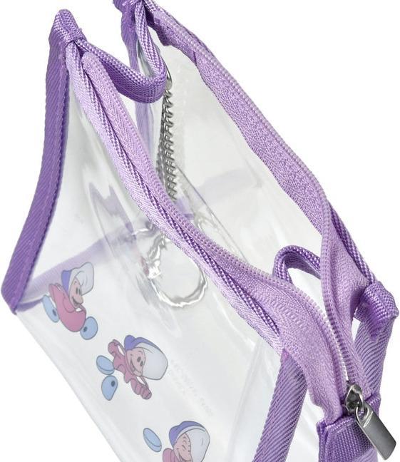 Immagine prodotto Disney Young Oyster con moschettone trasparente - Borsa per cosmetici
