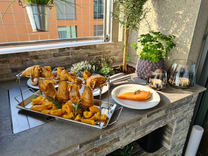 Actual product image BBQ Master Chicken Thigh Holder (Wing Rack)