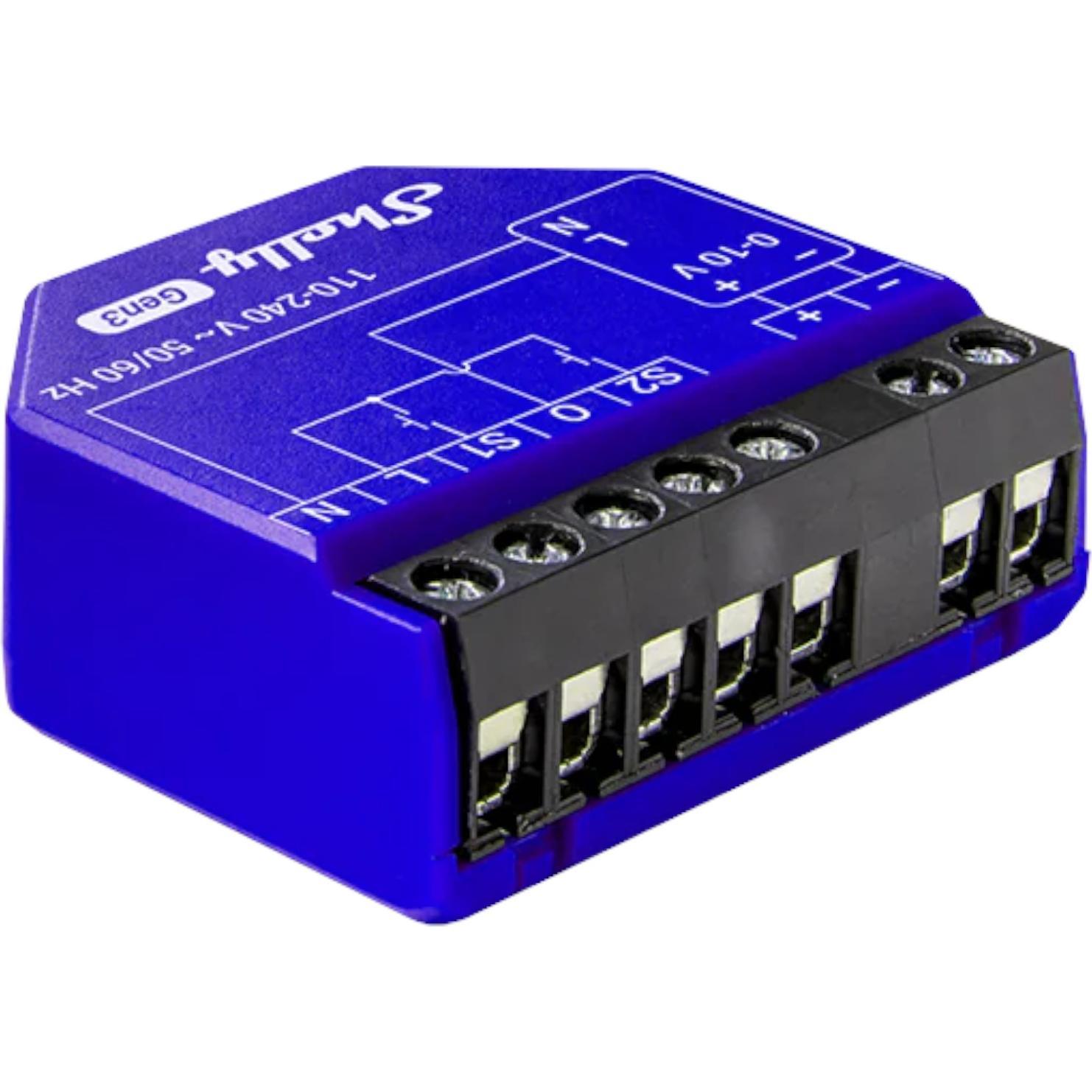 Shelly Dimmer 0/1-10V PM Gen3 (Dimmaktor) (SHELLY-DIMMER-0-10V-GEN3)