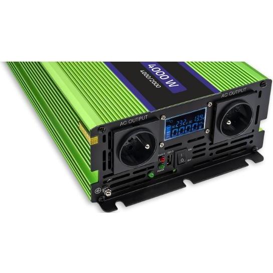 Qoltec, Convertitore di tensione, 51943 Pure Sine Wave Inverter