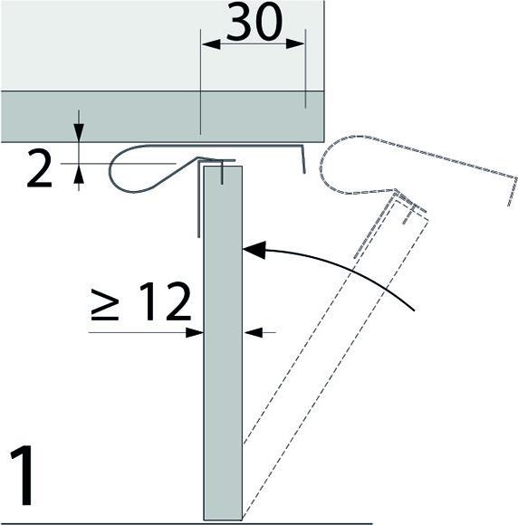 Produktbild Hettich Turbo-Clip Sockelblendenhalter (Universalgleiter, 1 Stk.)