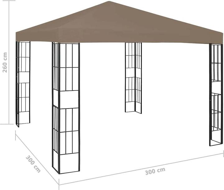 Produktbild vidaXL Gartenpavillon (300 cm, 300 cm)