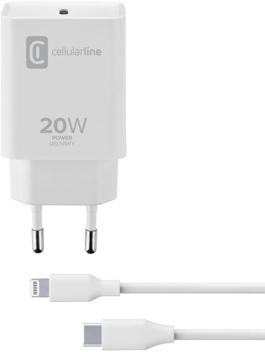 Cellularline USB-C opladerset (20 W)