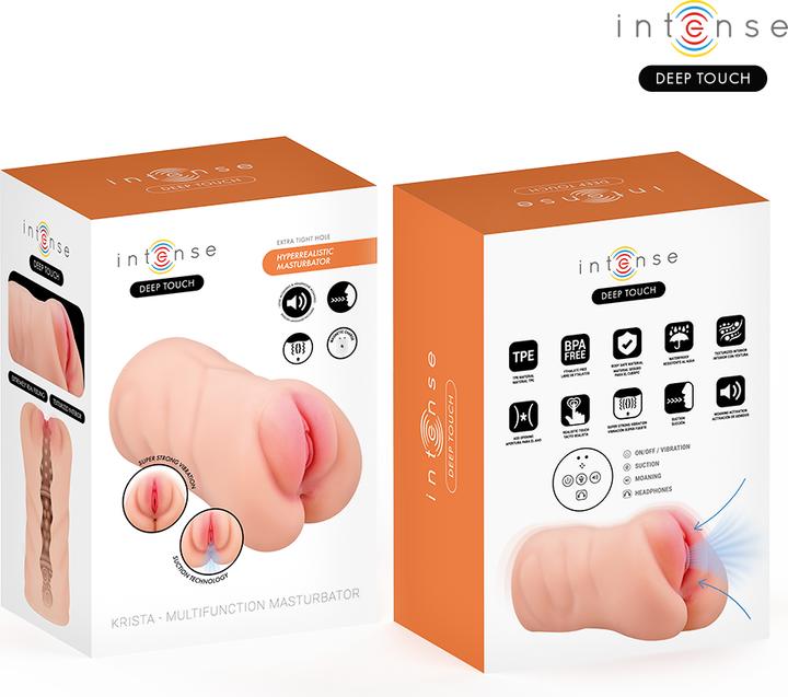 Actual product image Intense Deep Touch - Krista Vibrierender Stã–Hner-Vagina-Masturbator Mit Fernbedienung