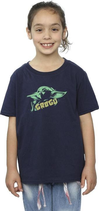 Image du produit Star Wars - T-shirt THE MANDALORIAN GROGU THE CHILD SPLAT - Fille (104)