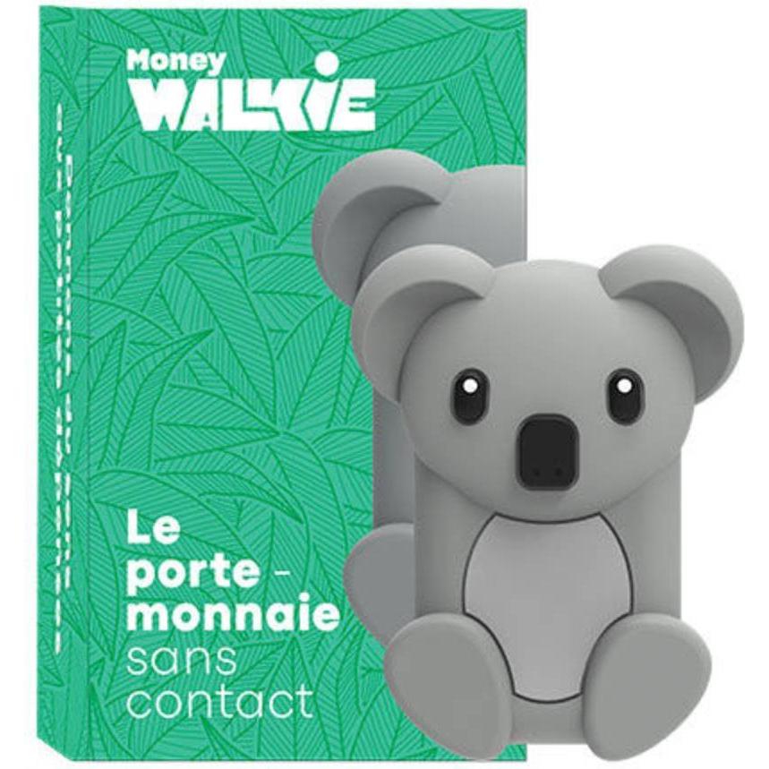 Money Walkie, Unisex, Portemonnaie, Koala Kontaktloses Portemonnaie, Grau