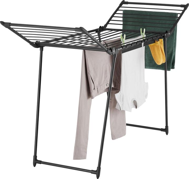 Immagine prodotto tectake Stendino Life, lunghezza di asciugatura 18 m, pieghevole (18 m)