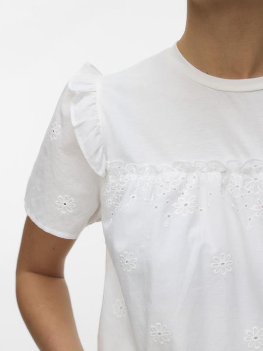 Immagine prodotto Mamalicious Normal geschnitten Rundhals Puffärmel Top Bluse (M)