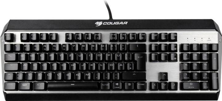 Actual product image Cougar Attack X3 RGB Gaming Keyboard, MX Red, DE Layout (DE, Cable)