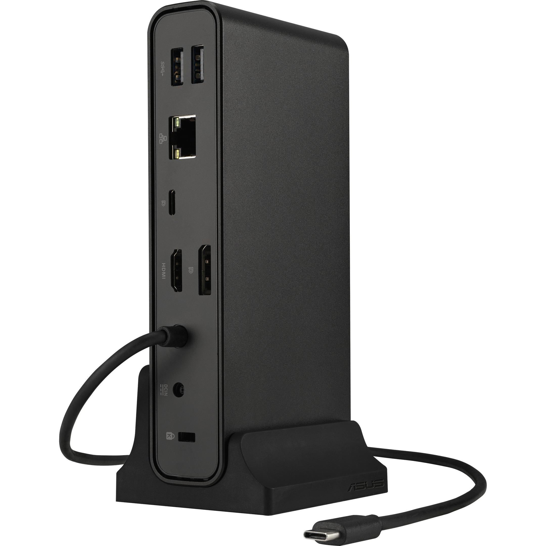 Thumbnail - ASUS DC300 (USB-C, 10 Ports), Dockingstation + USB Hub, Schwarz