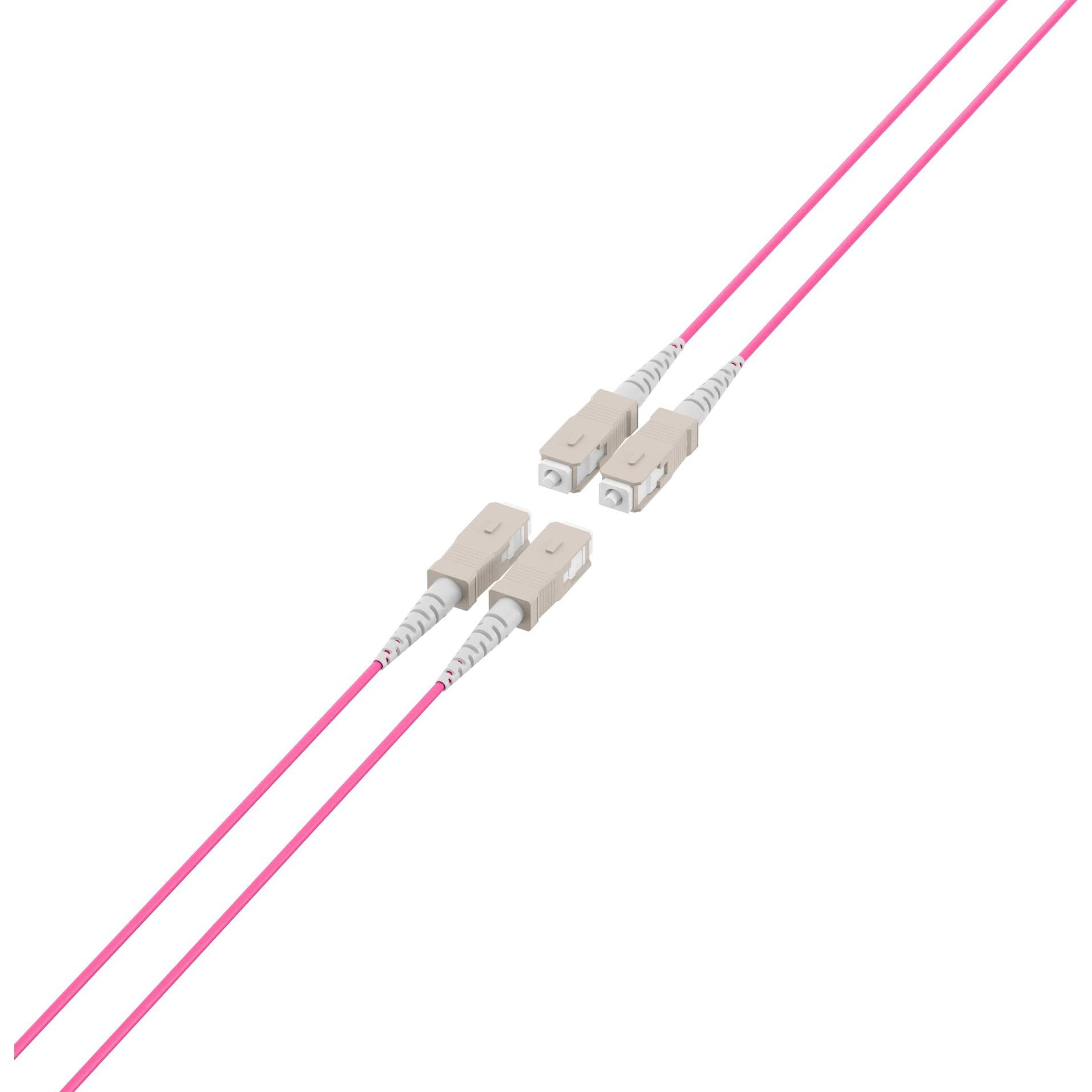 EFB Elektronik Trunkkabel U-DQ ZN BH OM4 4G 1x4 SC-SC 40m Dca LSZH (40 m), Netzwerkkabel