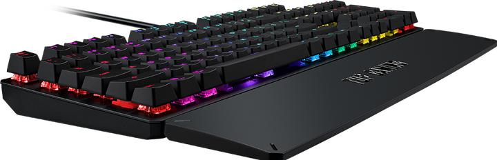 Actual product image ASUS TUF K3 Kailh Raudona (90MP01Q0-BKDA00) (DE, Cable)